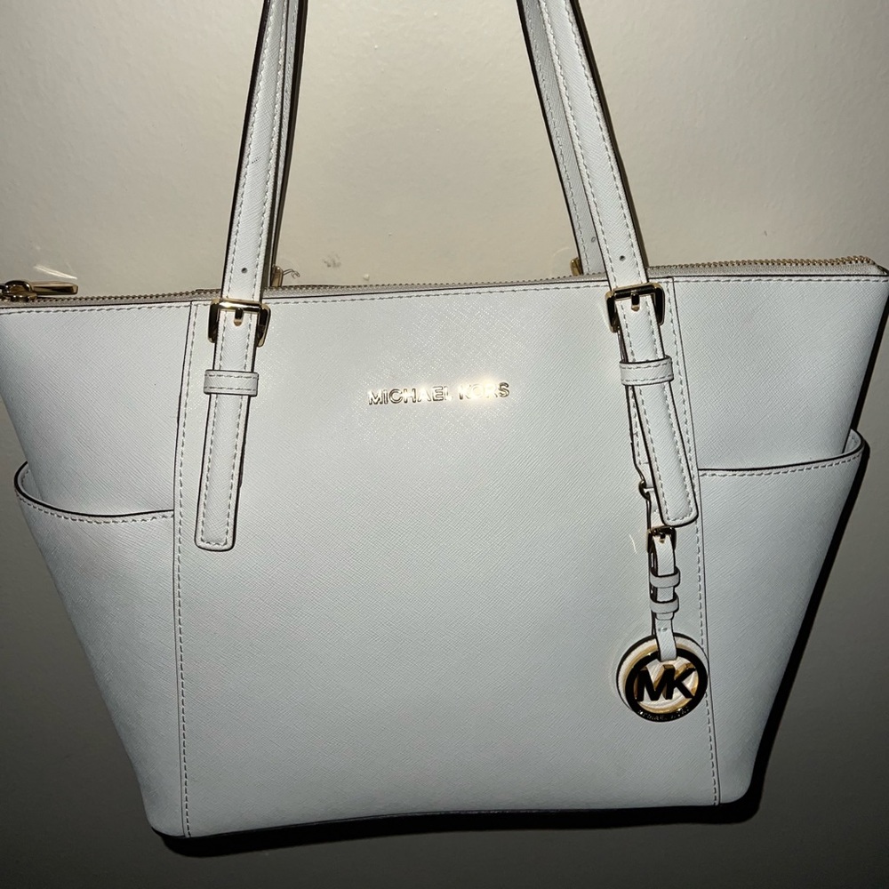 Brand-new white : jet set tote Michael Kors purse